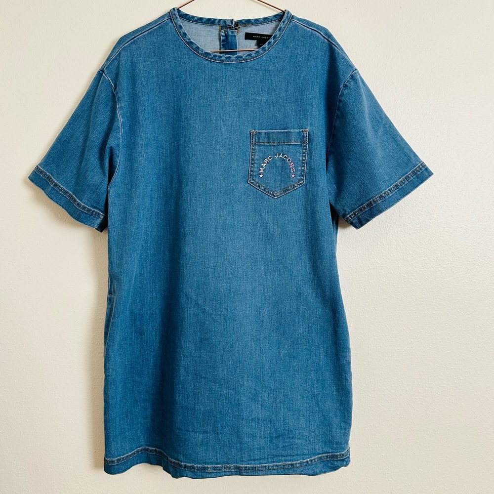 Marc Jacobs Blue Denim Mini Dress - Picture 5 of 10